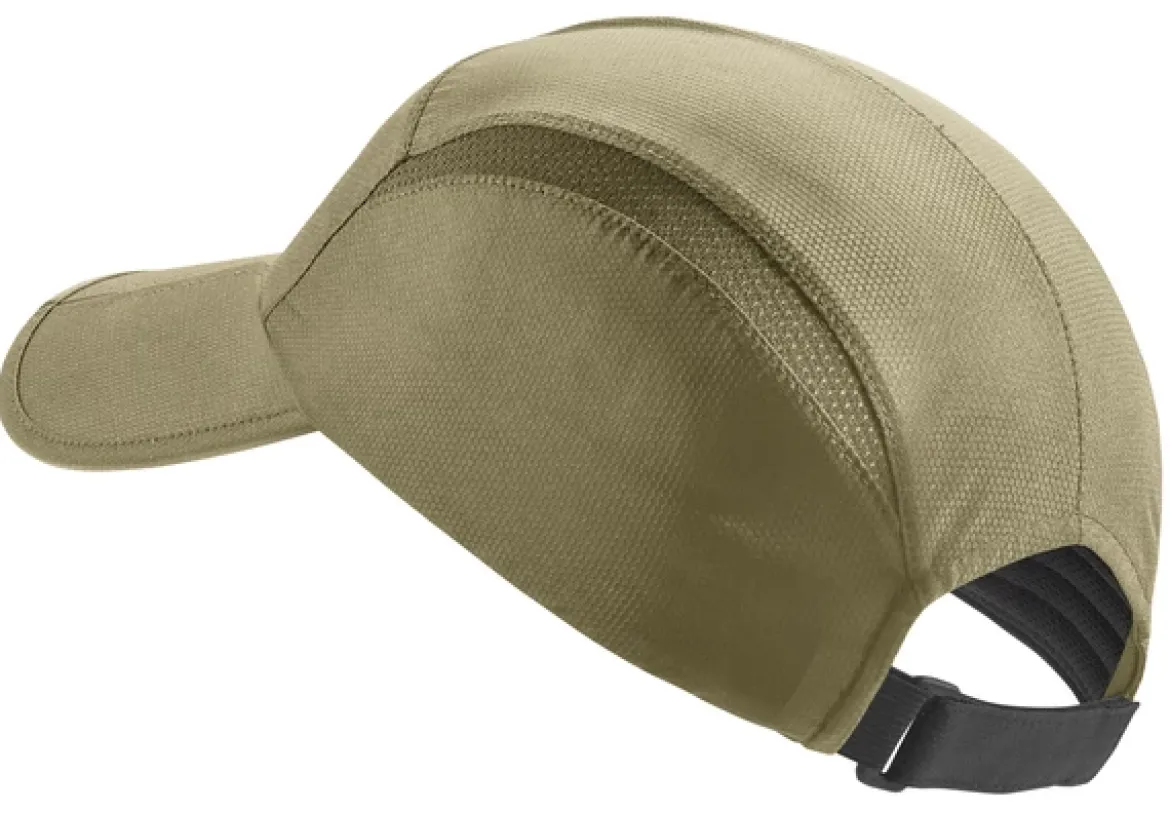 Sportowa czapka z daszkiem do biegania CEP unisex oliwkowa