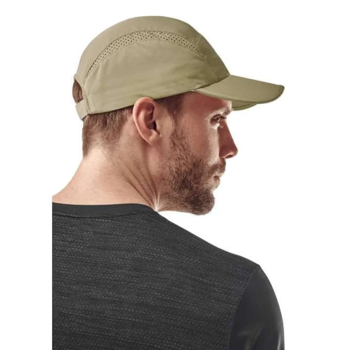 Sportowa czapka z daszkiem do biegania CEP unisex oliwkowa