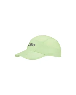 Sportowa czapka z daszkiem unisex CEP Core Run limonkowa
