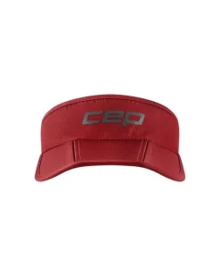 Sportowy daszek do biegania CEP Core Run unisex bordowy