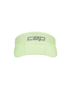 Sportowy daszek do biegania CEP Core Run unisex limonkowy