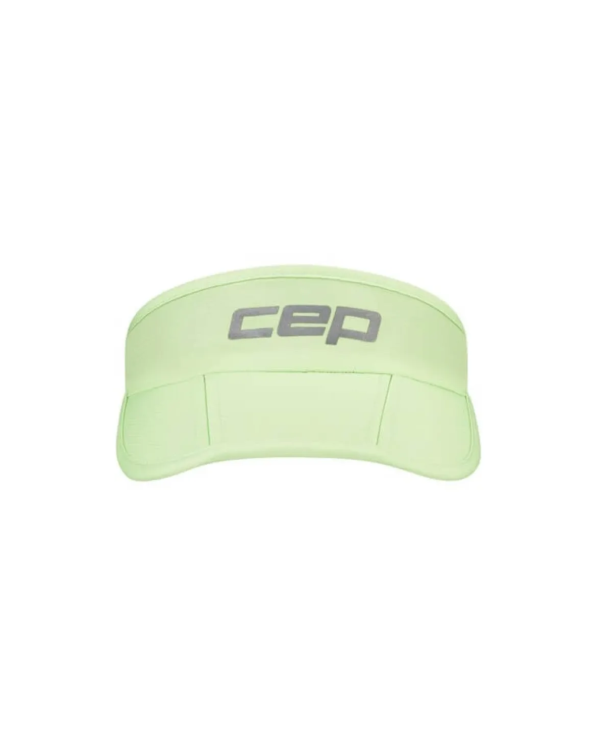 Sportowy daszek do biegania CEP Core Run unisex limonkowy