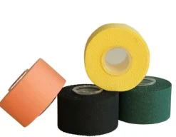 SportTapebawełniana, oddychająca taśma sztywna 3,75 cm x 10 m czarna