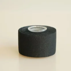 SportTapebawełniana, oddychająca taśma sztywna 3,75 cm x 10 m czarna