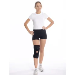 Sprężynowy stabilizator kolana Msupport Red