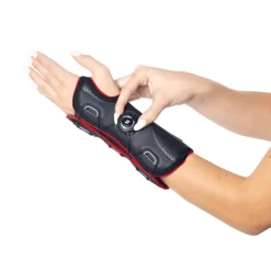 Stabilizator nadgarstka z systemem szybkiego zapięcia MSupport Red- lewa strona