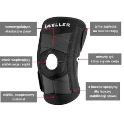 Stabilizator na kolano usztywniona z samoregulacjąMueller