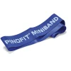 Taśma oporowa lateksowa miniband opór bardzo mocny Pinofit 33 cm niebieska