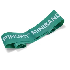 Taśma oporowa lateksowa miniband opór mocny Pinofit 33 cm zielona