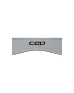 Termiczna sportowa opaska na głowę headband unisex Core Run Cep szara