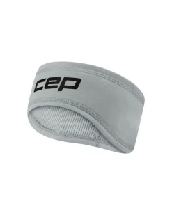 Termiczna sportowa opaska na głowę headband unisex Core Run Cep szara