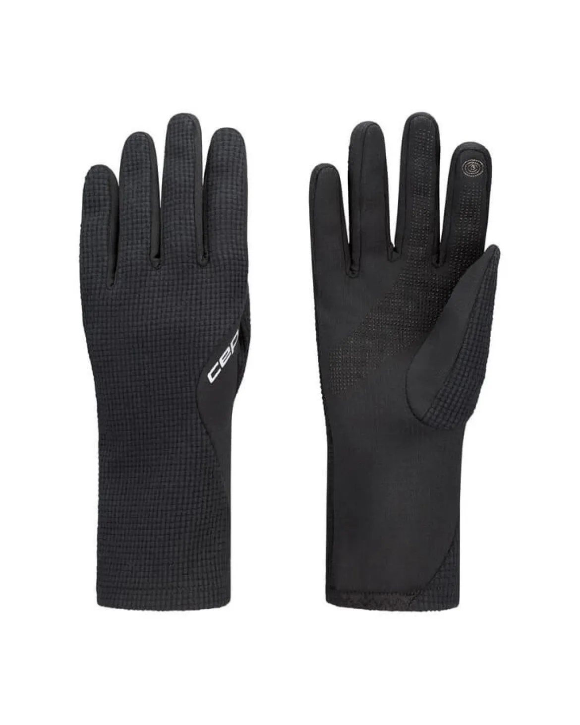 Termiczne rękawiczki do biegania unisex CEP Core Run Thermal 2.0 czarne