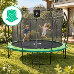 Trampolina ogrodowa dla dzieci 12 FT / 366 cm Kangaroo PRO DrFit z siatką i drabinką