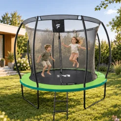 Trampolina ogrodowa dla dzieci 10 FT / 305 cm Kangaroo PRO DrFit z siatką i drabinką