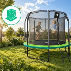 Trampolina ogrodowa dla dzieci 10 FT / 305 cm Tiger PRO DrFit z siatką i drabinką