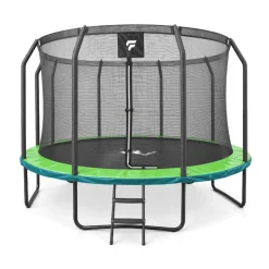 Trampolina ogrodowa dla dzieci 12 FT / 366 cm Tiger PRO DrFit z siatką i drabinką