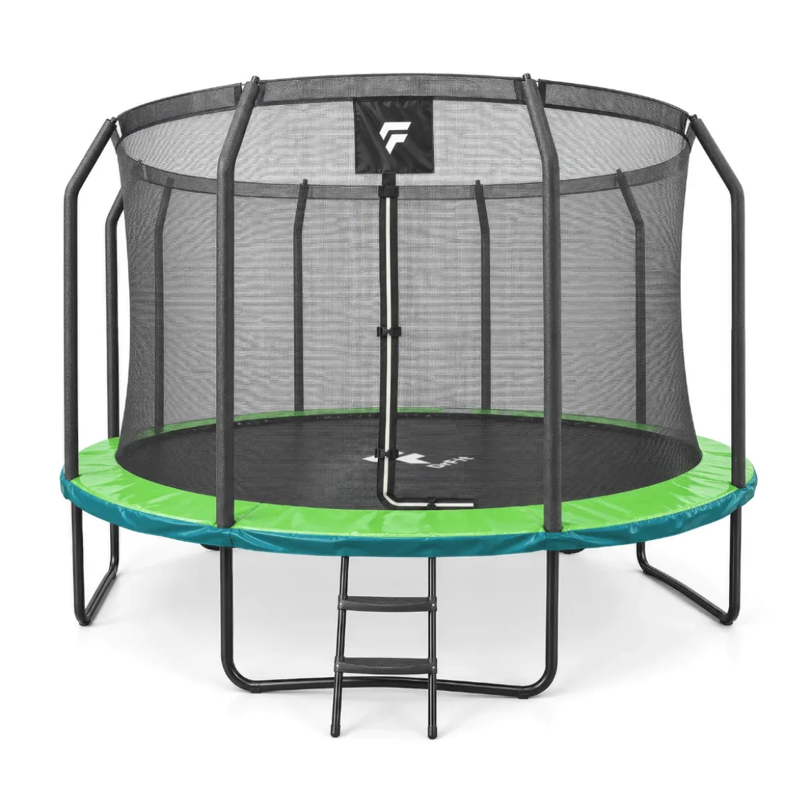 Trampolina ogrodowa dla dzieci 12 FT / 366 cm Tiger PRO DrFit z siatką i drabinką