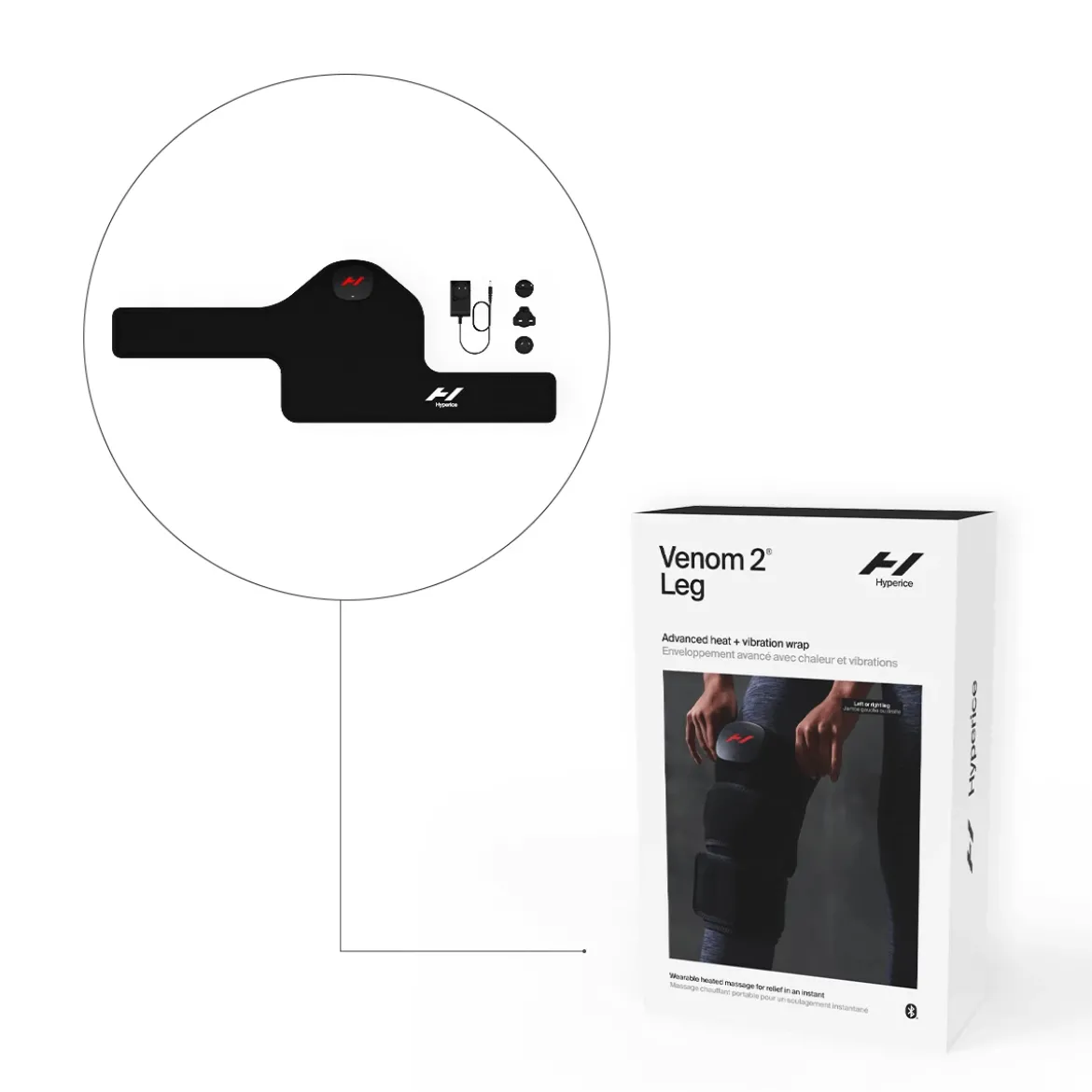 Venom 2 Leg - masażer rozgrzewająco-wibracyjny