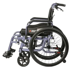 Wózek inwalidzki manualny regulowany składany z pompowanymi kołami 51 cm Mobil Classic MSupport