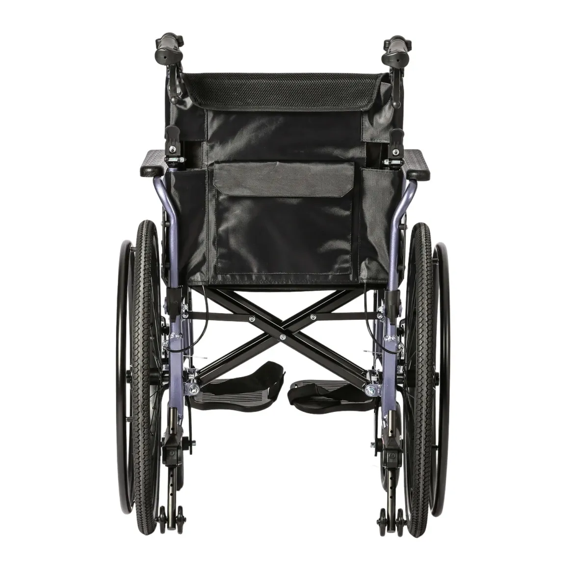 Wózek inwalidzki manualny regulowany składany z pompowanymi kołami 51 cm Mobil Classic MSupport
